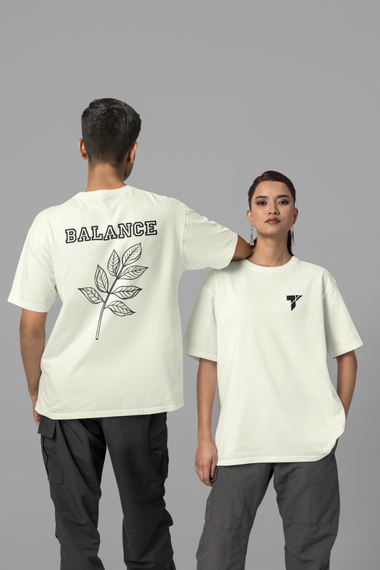 Oversized Printed T-shirt – Balance