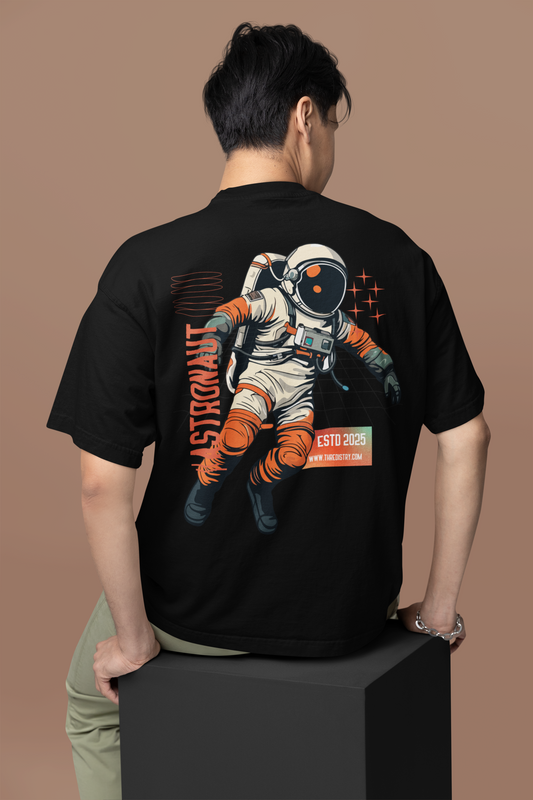 Oversized Printed T-shirt – Astronaut